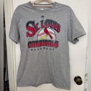 Saint Louis Cardinals Grey Tee